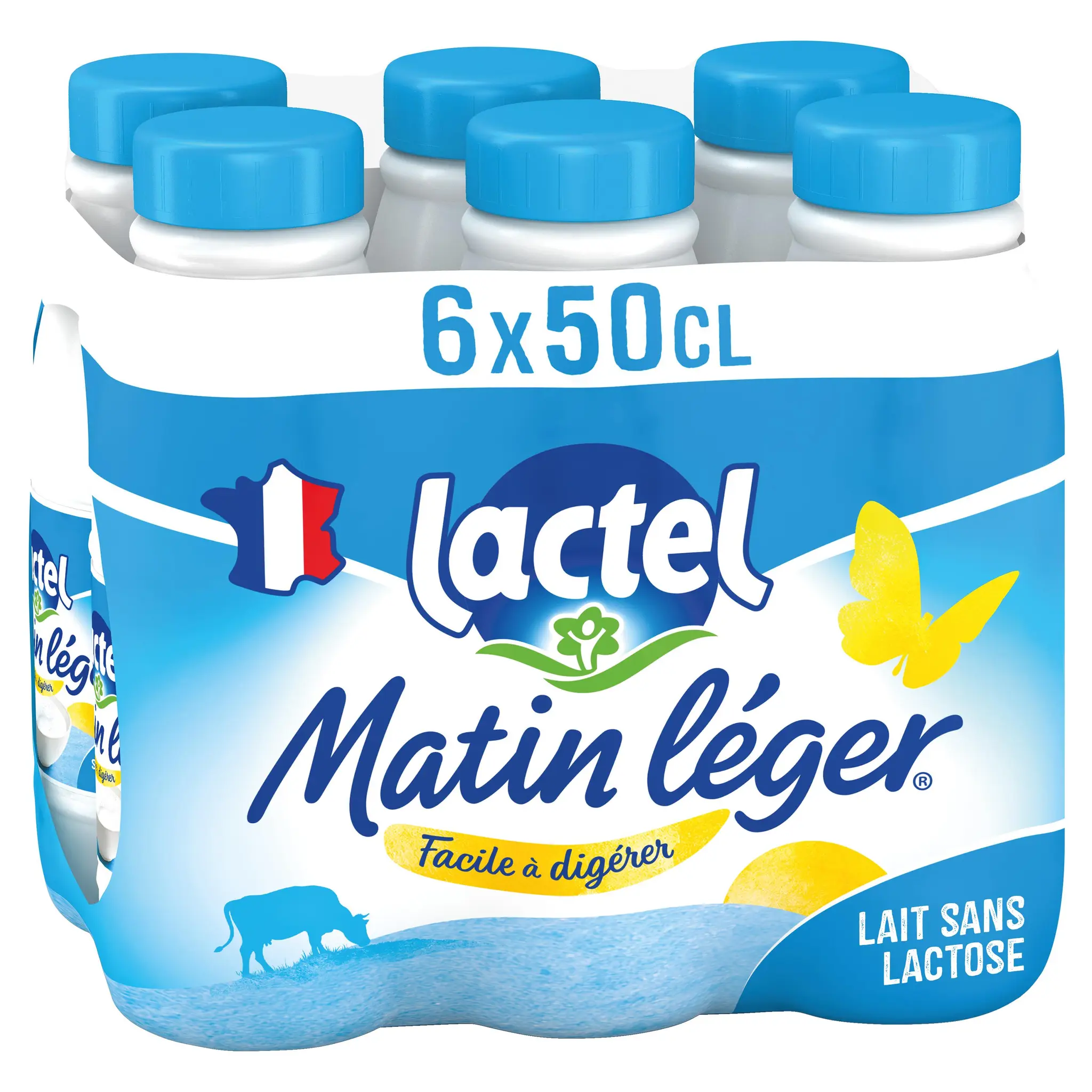 LACTEL Matin léger Lait facile à digérer sans lactose
