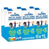 CANDIA Lait demi-écrémé stérilisé UHT
