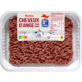 AUCHAN Cheveux d'Ange pur bœuf 5% mg, Viande Bovine Française