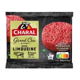 CHARAL Grand cru steaks hachés race limousine 12%mg
