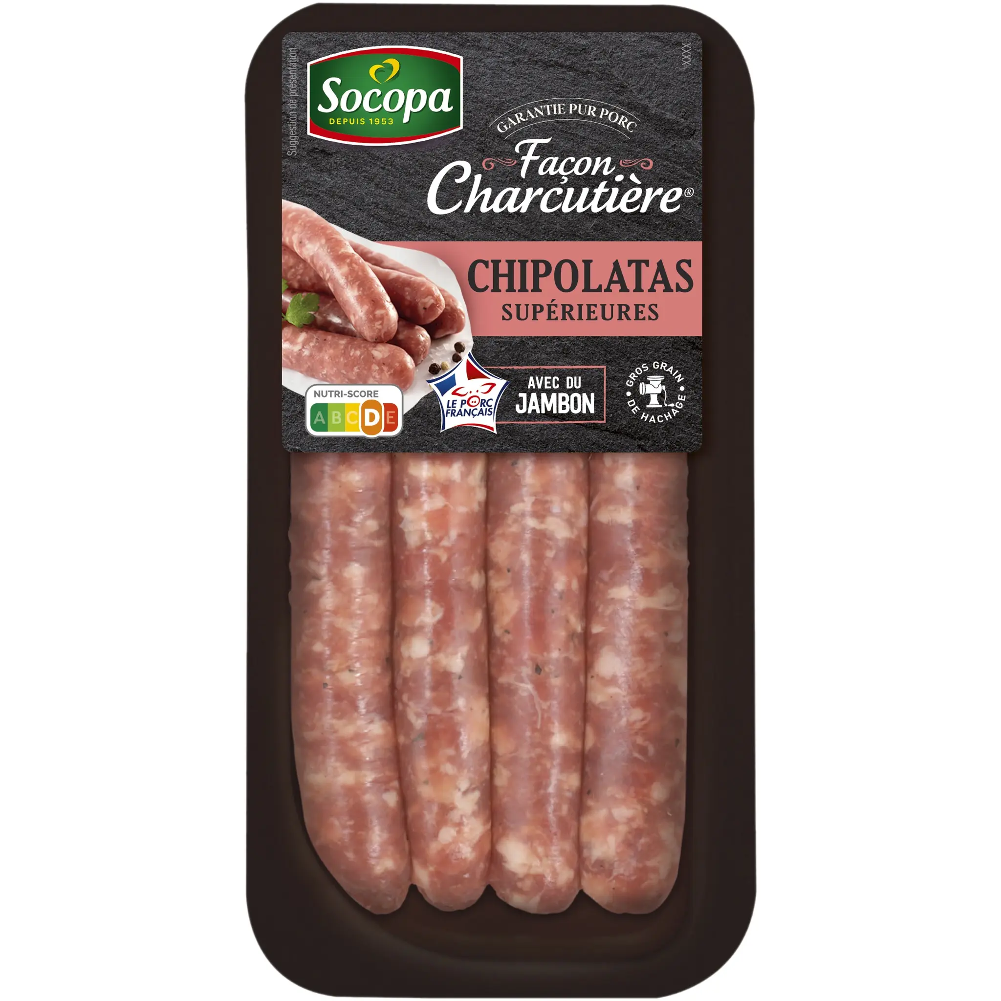 SOCOPA Chipolatas supérieures façon charcutière