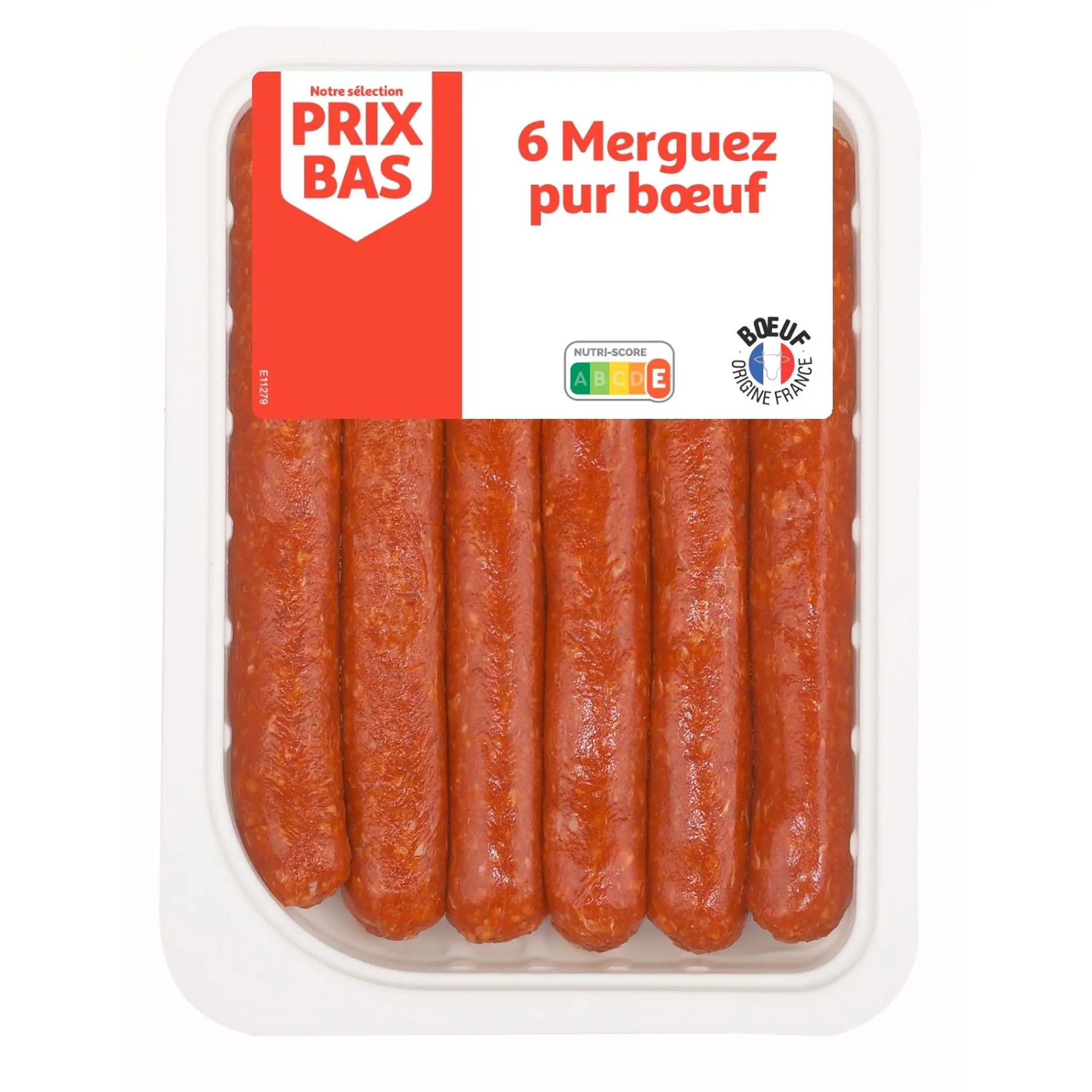 PRIX BAS Merguez pur bœuf