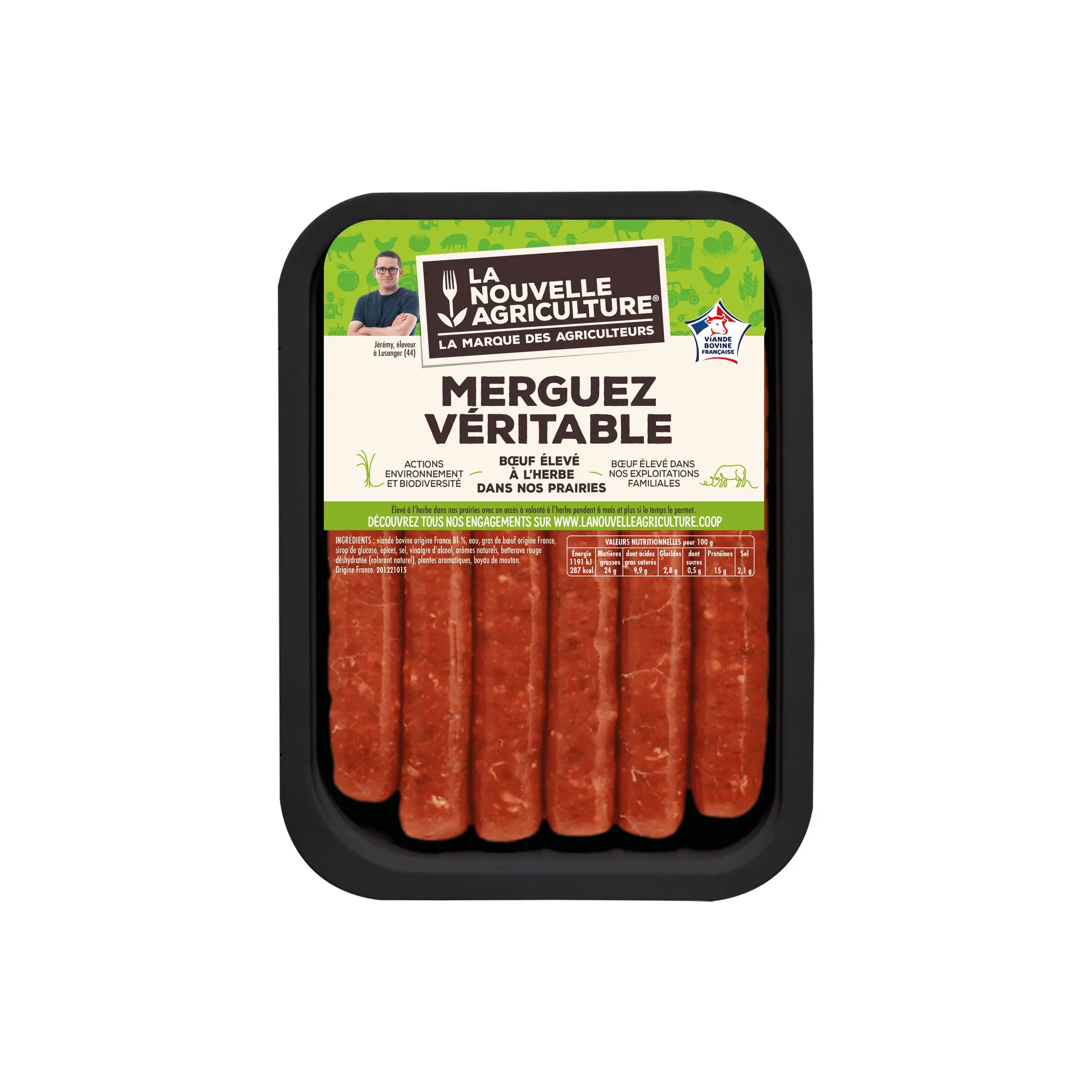 LA NOUVELLE AGRICULTURE Véritable merguez