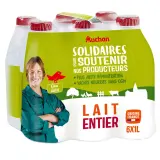 AUCHAN SOLIDAIRES CULTIVONS LE BON Lait entier UHT