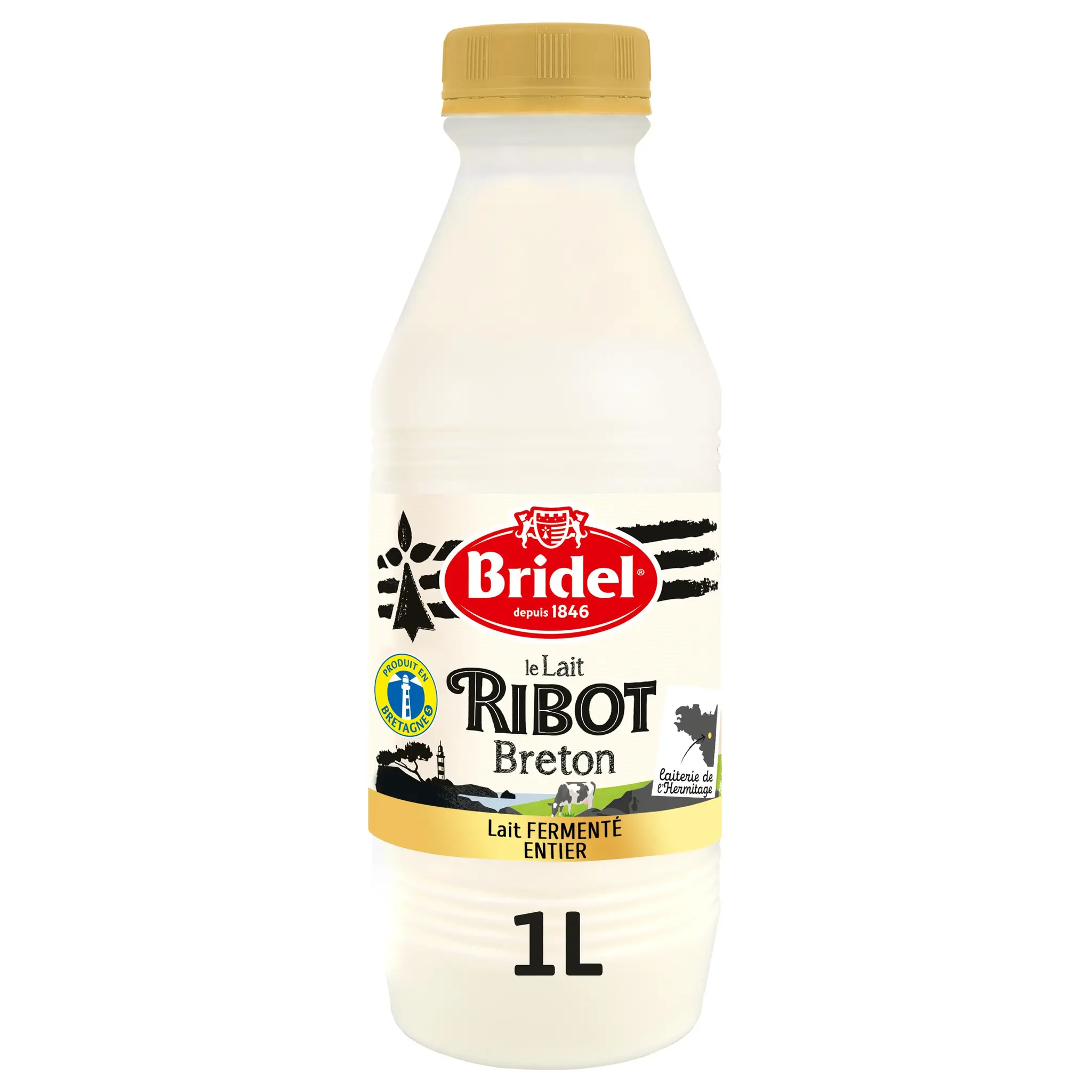 BRIDEL Le lait ribot breton Lait fermenté entier