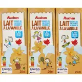 AUCHAN Lait à la vanille