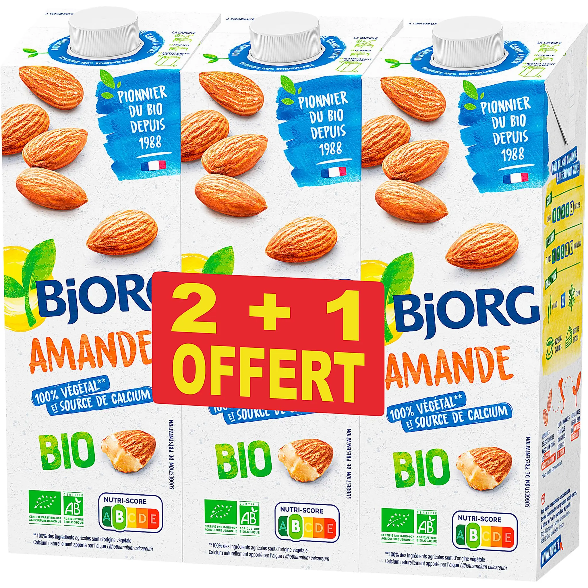 BJORG Lait d'amande bio