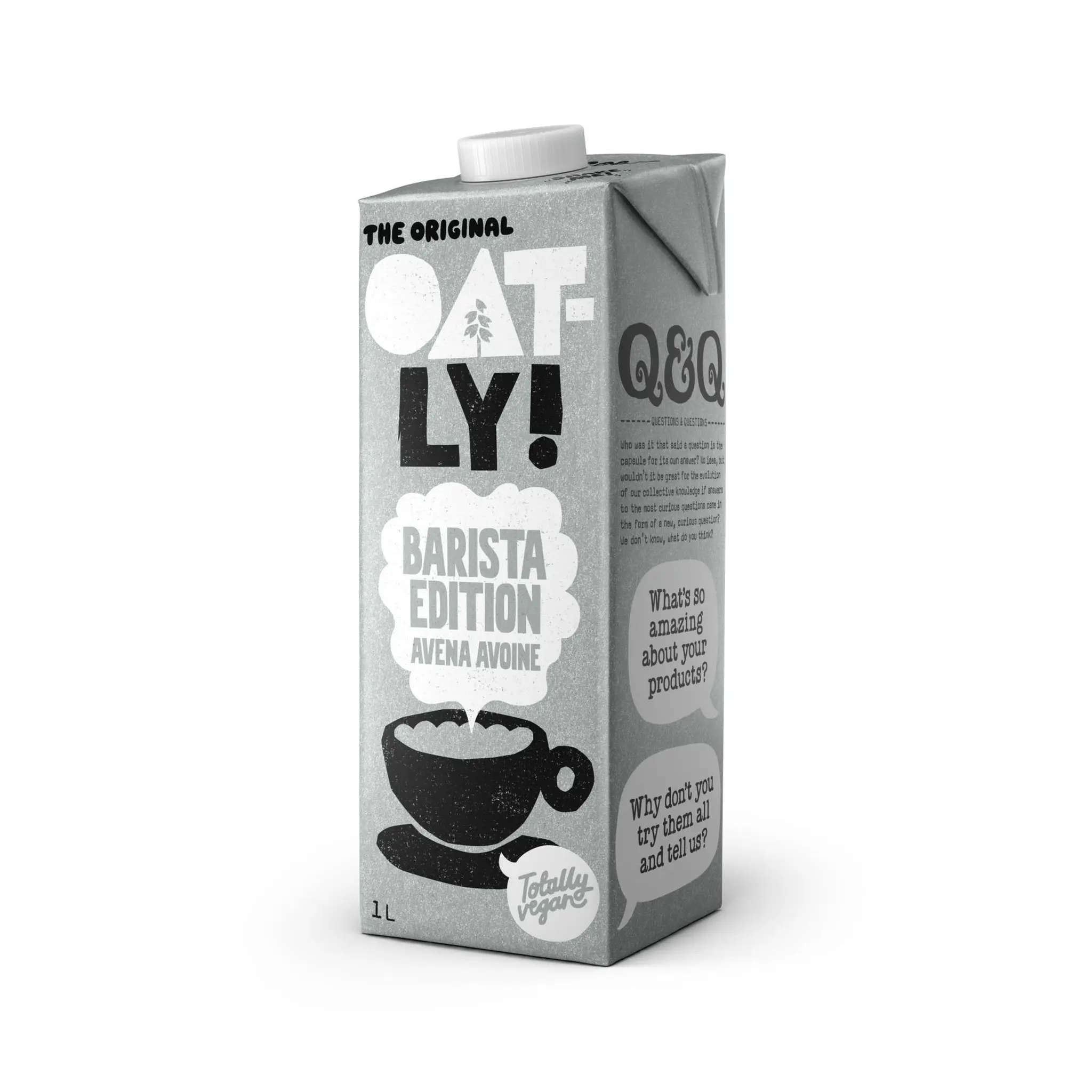OATLY Barista Boisson végétale à l'avoine