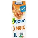 BJORG Boisson végétale 3 noix bio sans sucres ajoutés