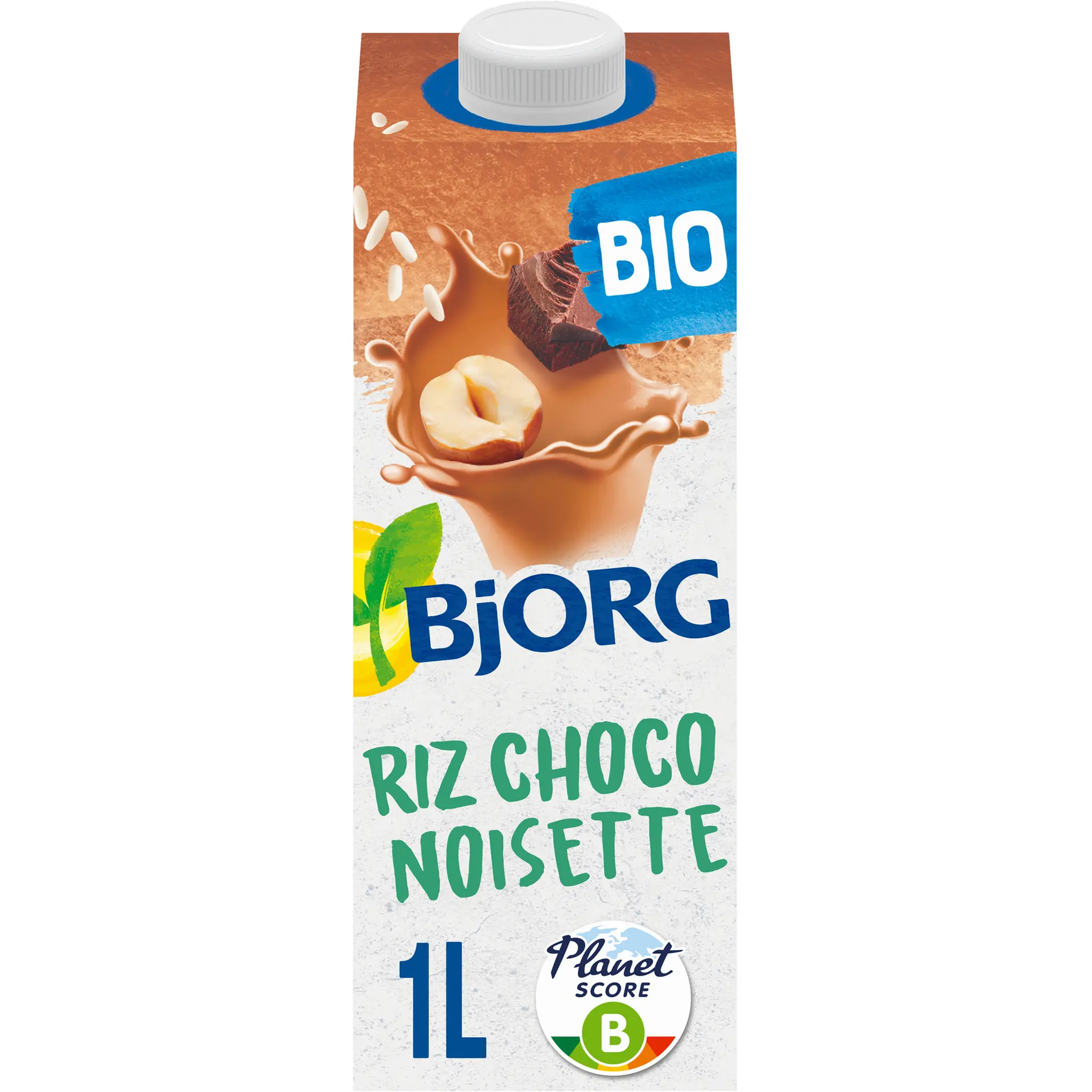 BJORG Boisson végétale riz chocolat noisette bio