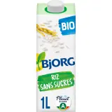BJORG Boisson végétale riz sans sucres bio