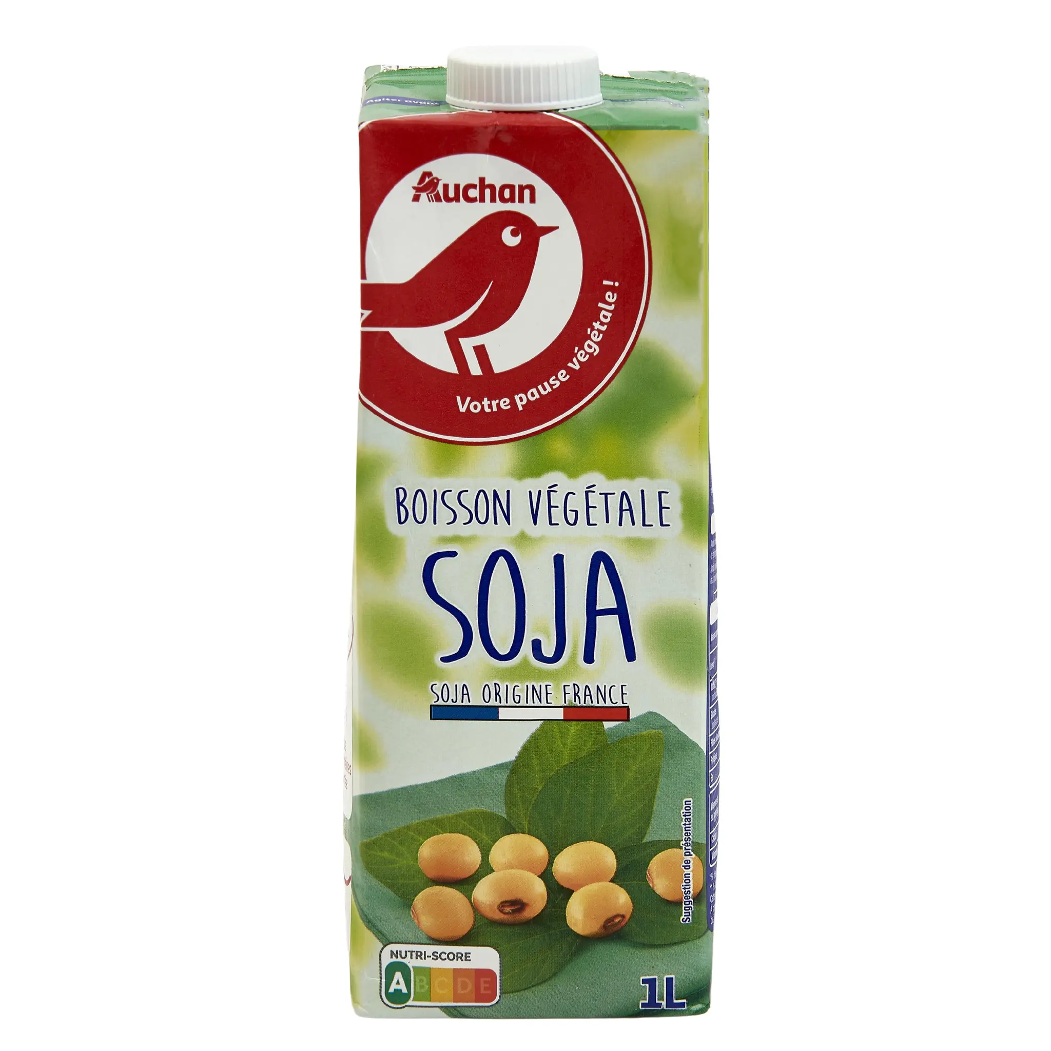 AUCHAN Boisson végétale au soja