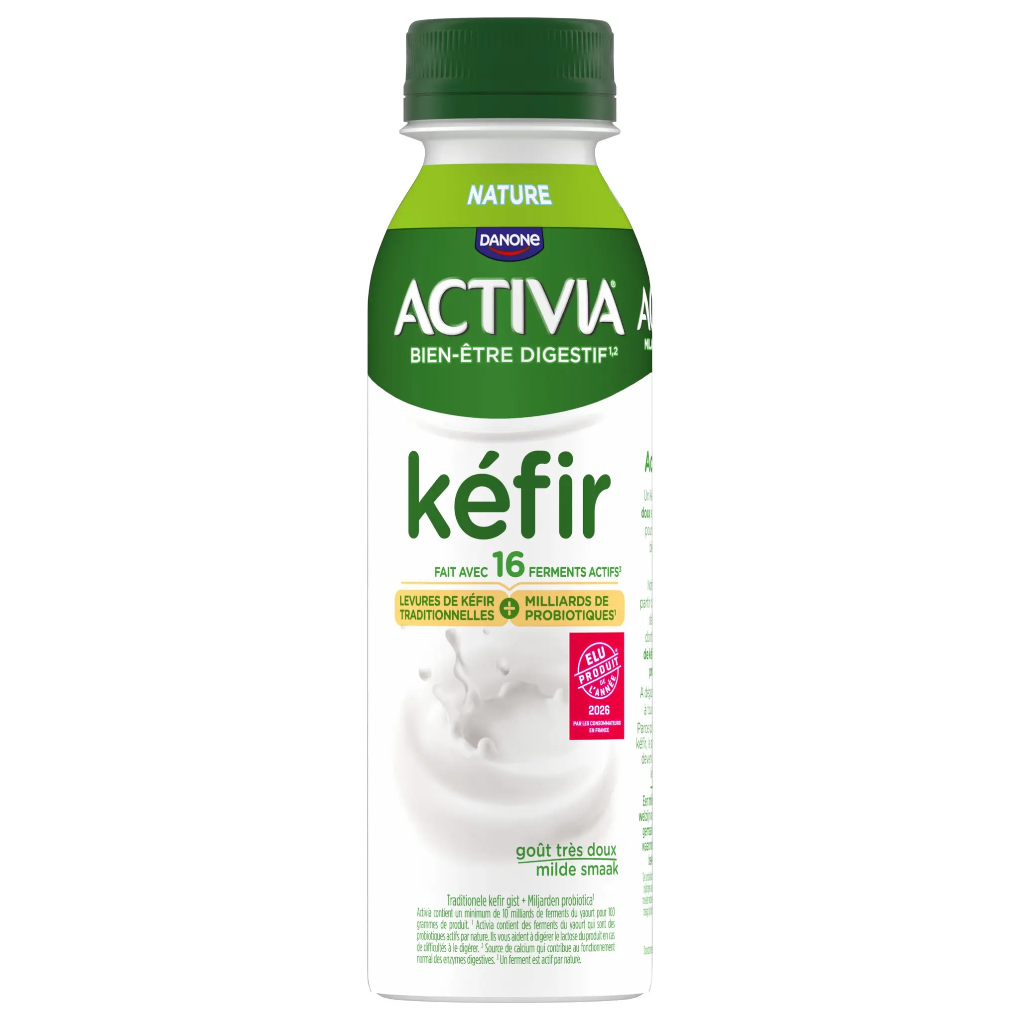 ACTIVIA Yaourt à boire kéfir nature