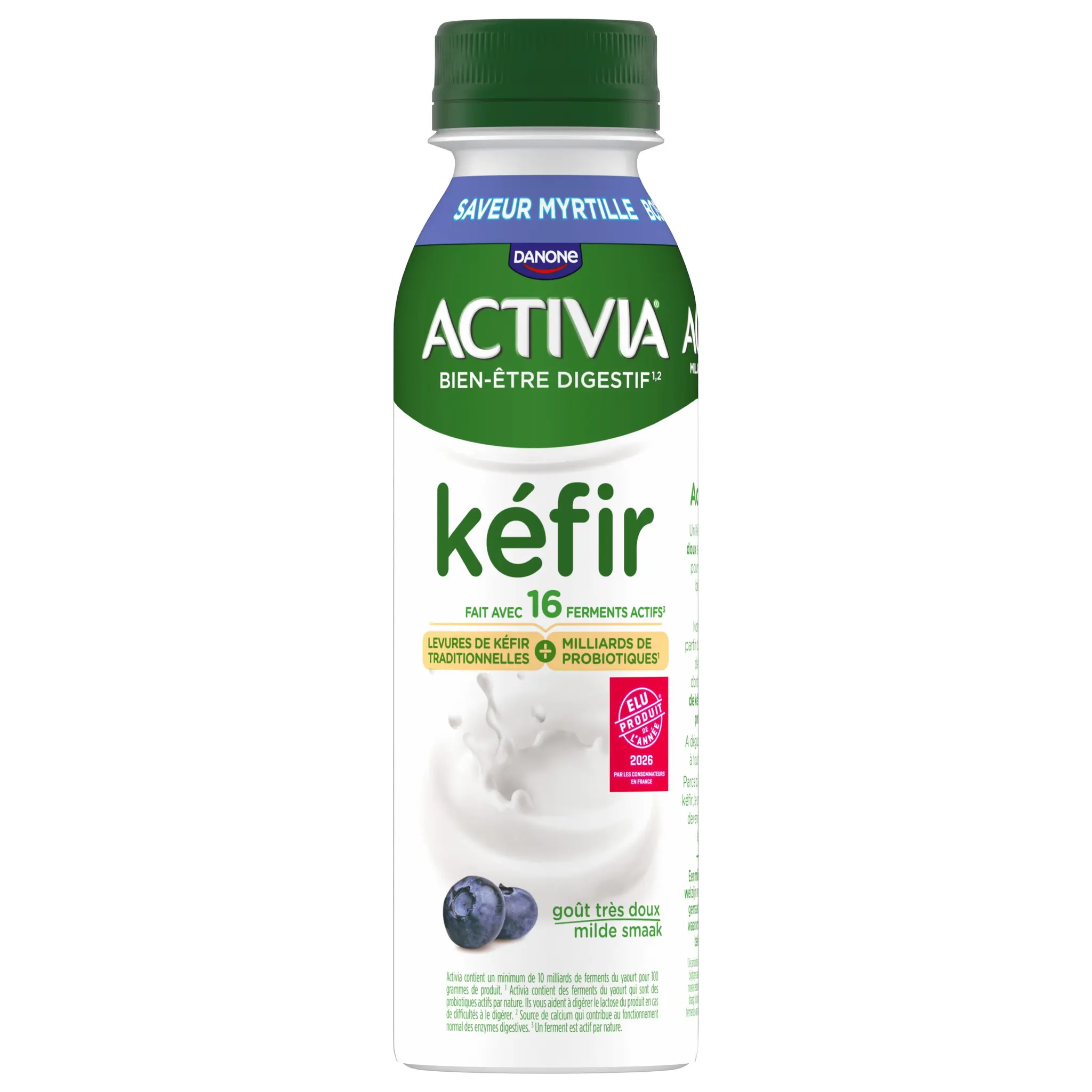 ACTIVIA Yaourt à boire kéfir myrtille
