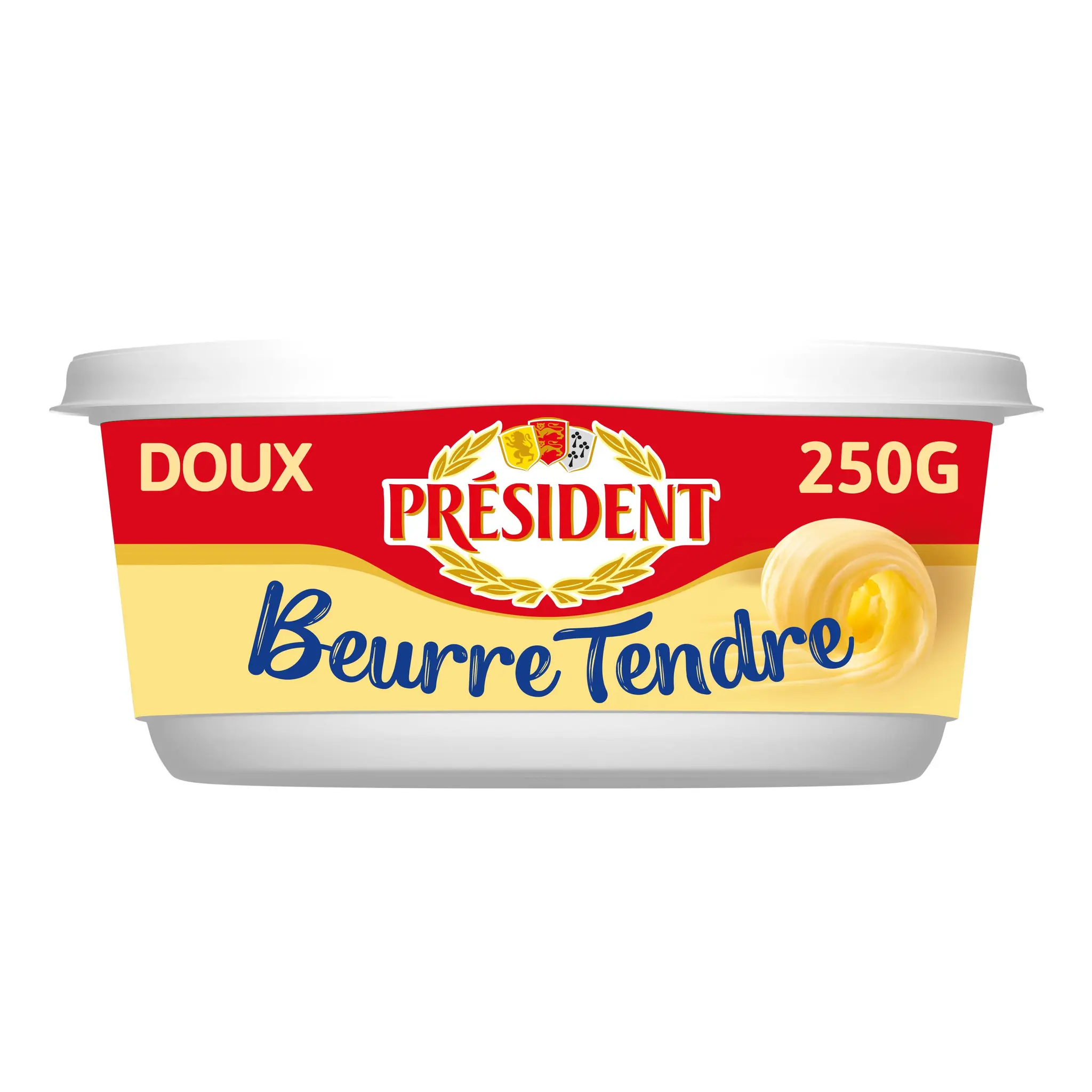 PRESIDENT Beurre tendre doux 82%MG