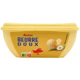AUCHAN Beurre doux 82%MG
