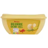AUCHAN Beurre demi-sel 80%MG