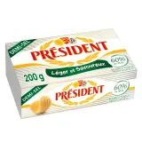 PRESIDENT Beurre demi-sel allégé 60%MG
