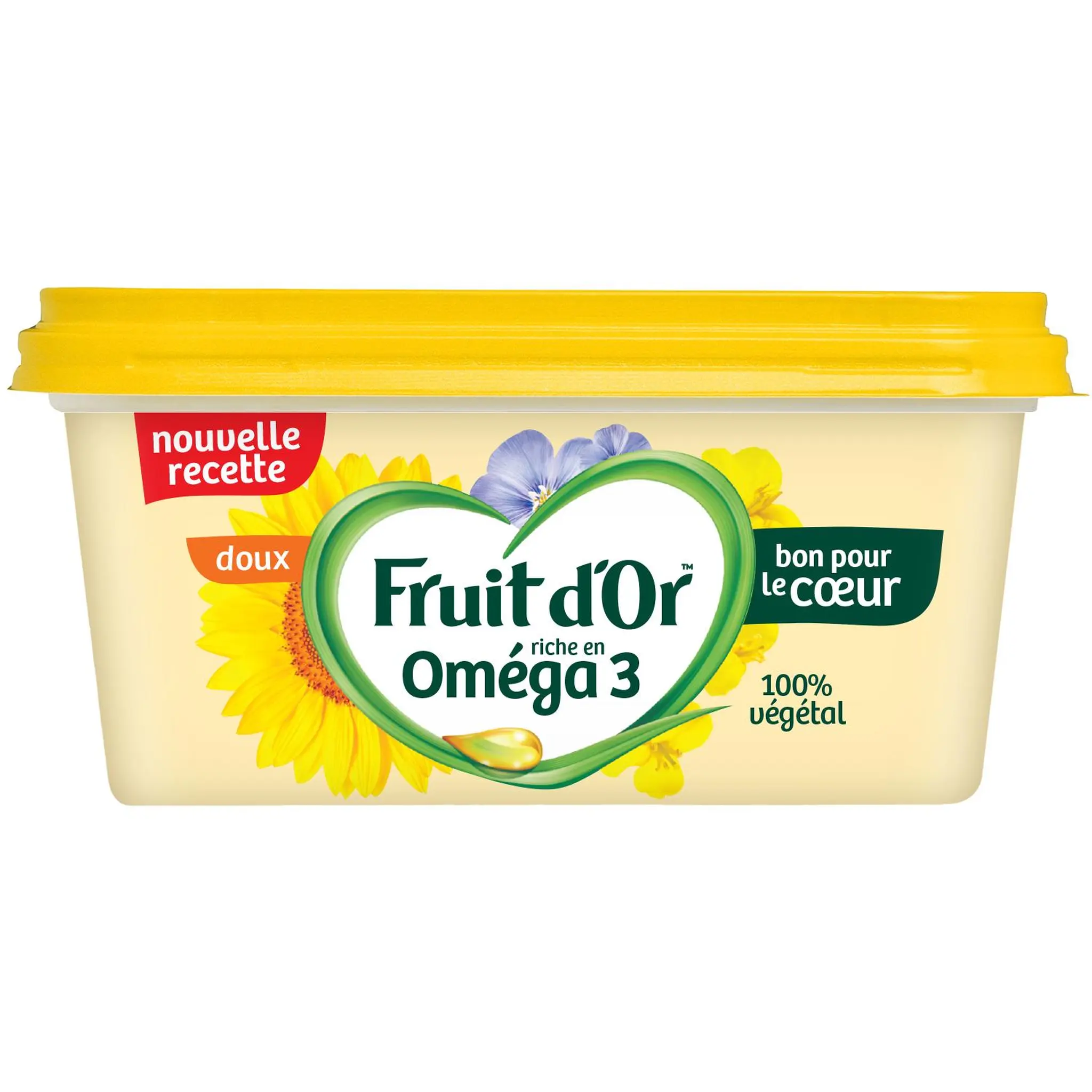FRUIT D'OR Margarine doux oméga 3 sans huile de palme