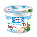 BRIDELICE Crème fraîche extra légère et épaisse 7% MG