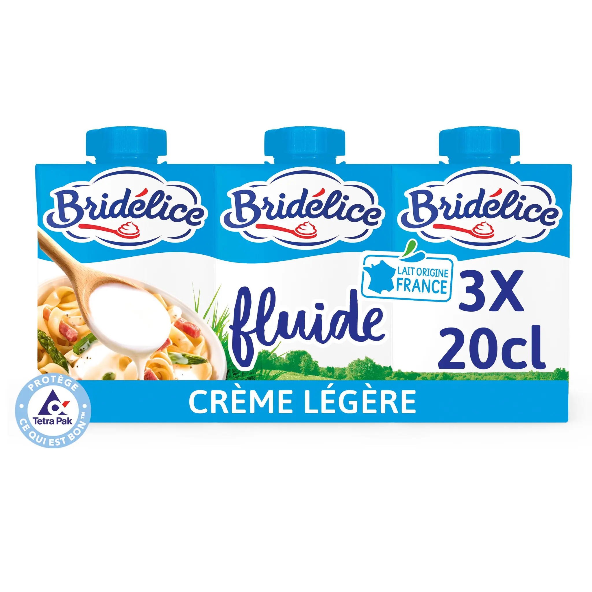 BRIDELICE Crème fluide légère 12%MG UHT