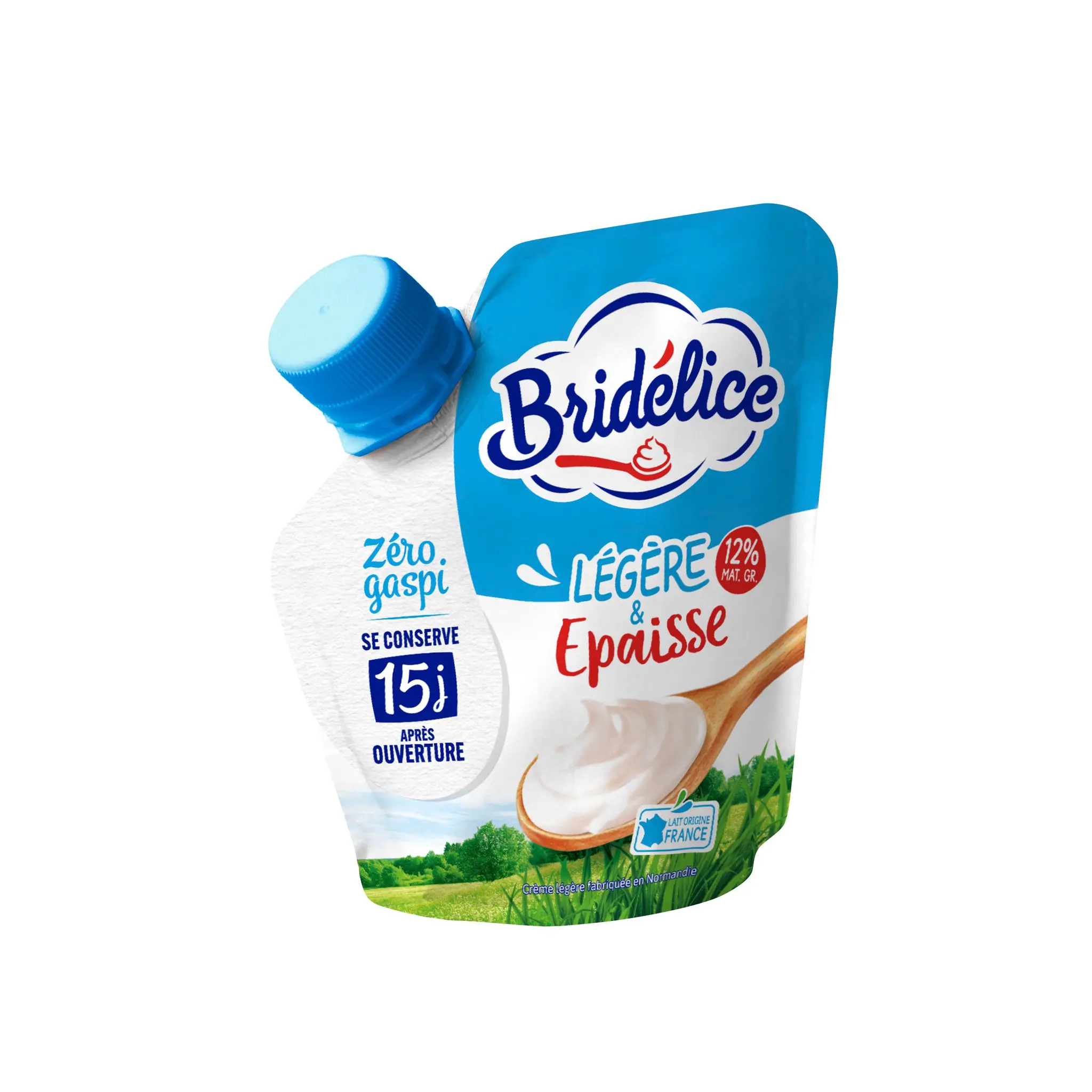 BRIDELICE Crème fraîche légère et épaisse 12%MG