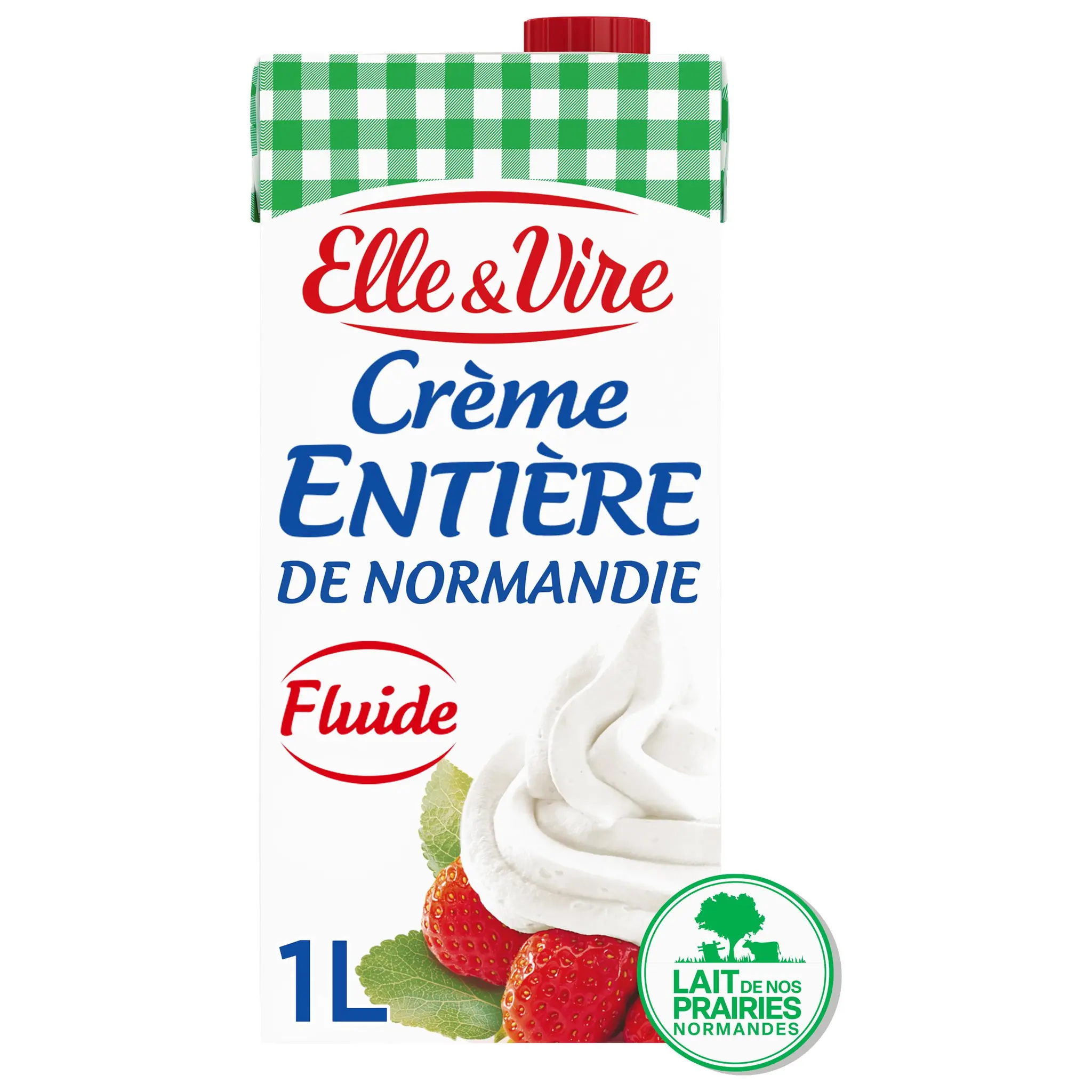 ELLE & VIRE Crème fluide entière 30%MG UHT