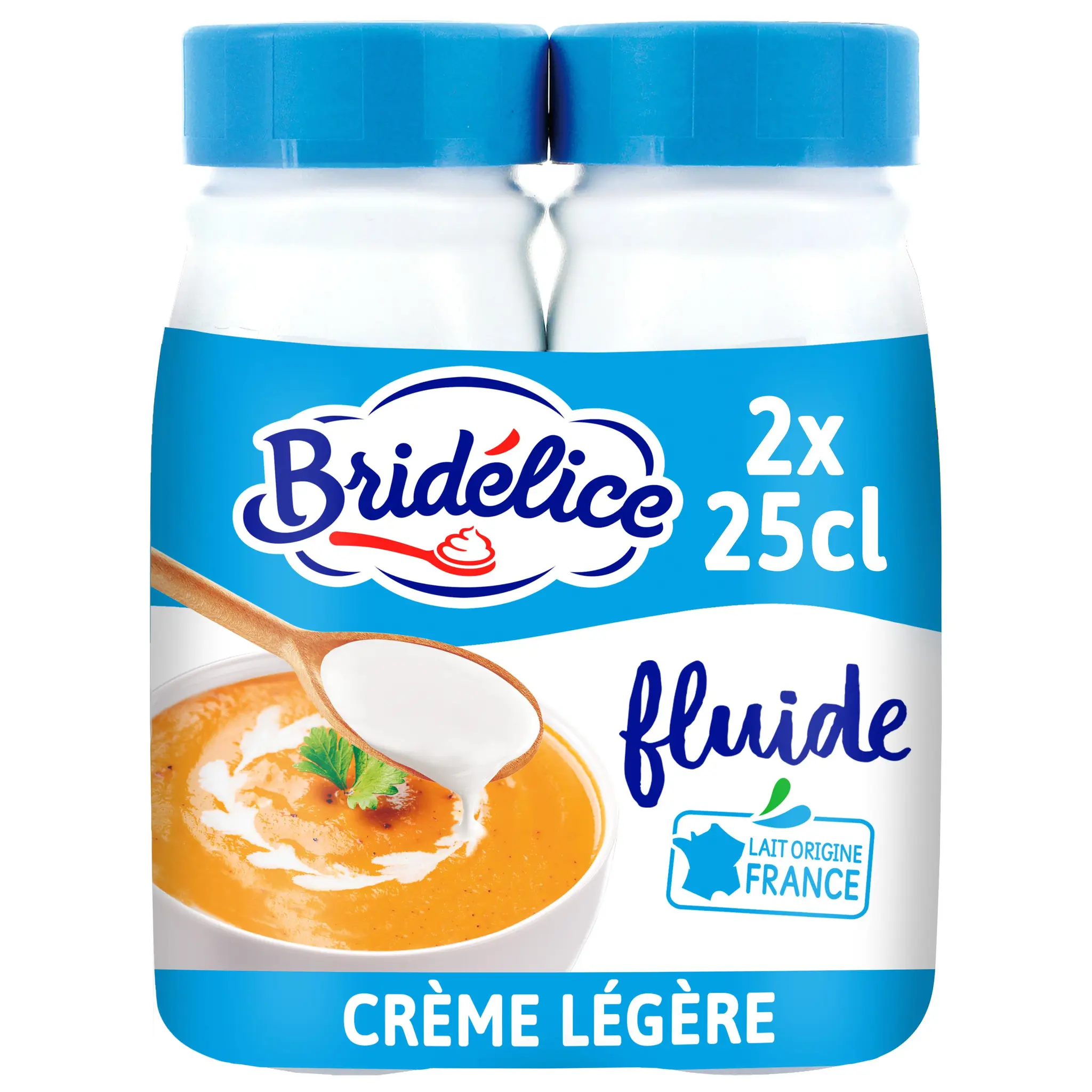 BRIDELICE Crème fluide légère 12% MG