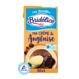 BRIDELICE Crème anglaise saveur vanille UHT
