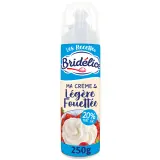 BRIDELICE Crème fouettée légère en bombe 20% MG UHT
