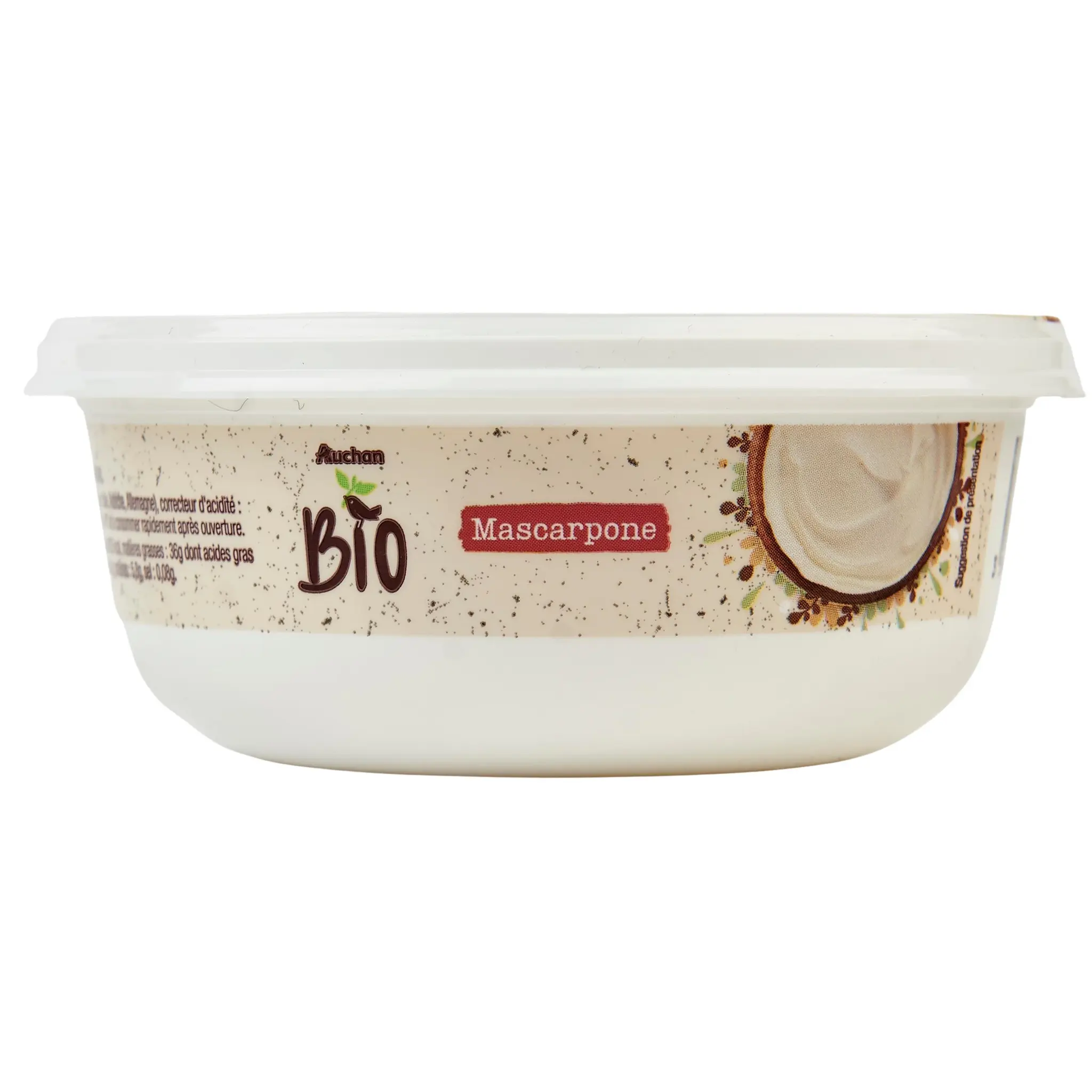AUCHAN BIO Mascarpone