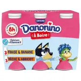 DANONINO Yaourt à boire aux fruits