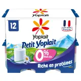 YOPLAIT Petit suisse nature allégé 0% MG