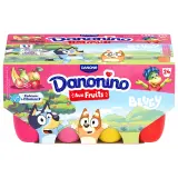 DANONINO Petits suisses fraise banane framboise abricot pêche/poire