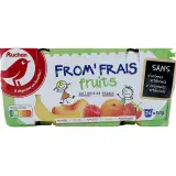 AUCHAN Fromage frais aux fruits