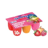 DANONINO Petits suisses fraise framboise abricot