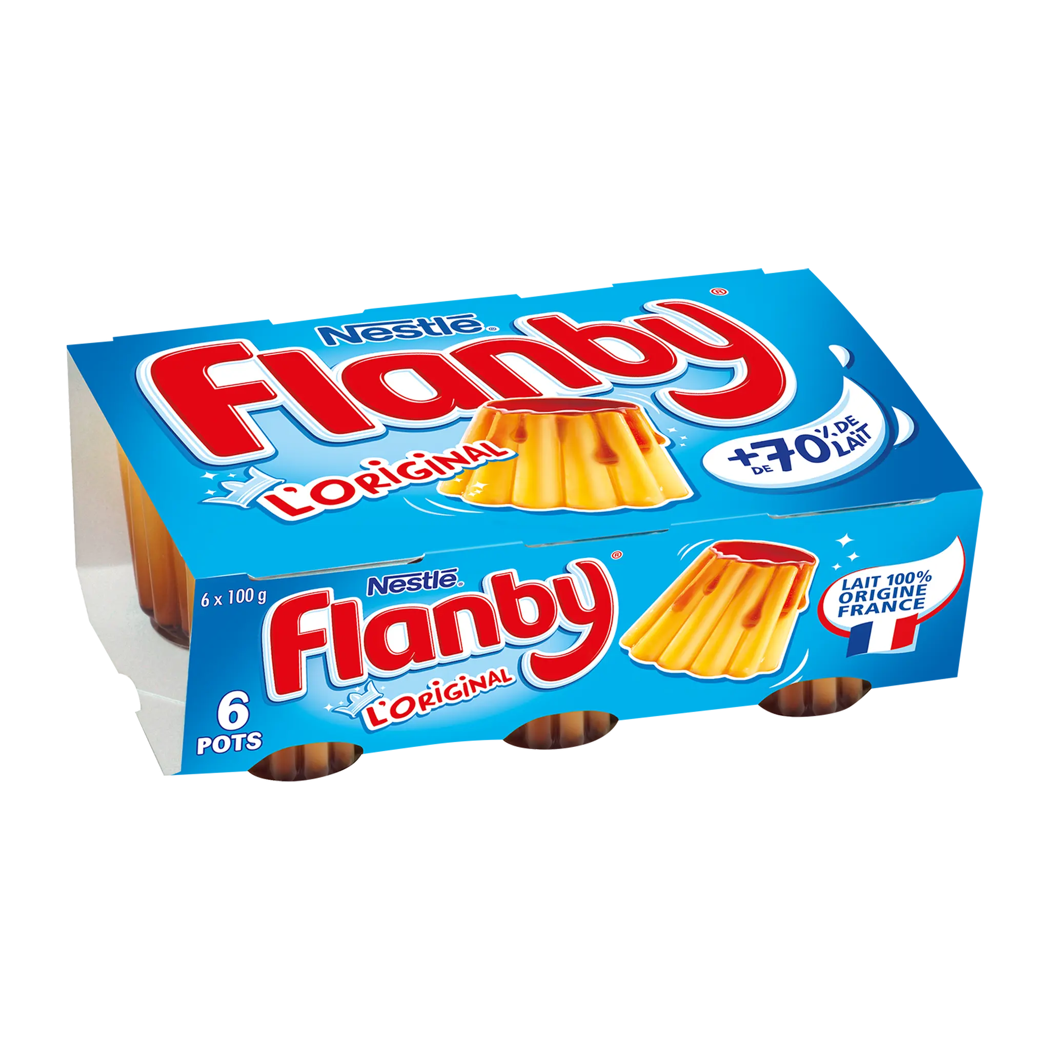 FLANBY Flan vanille nappé au caramel