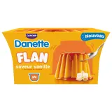 DANONE Danette Flan vanille sur coulis de caramel
