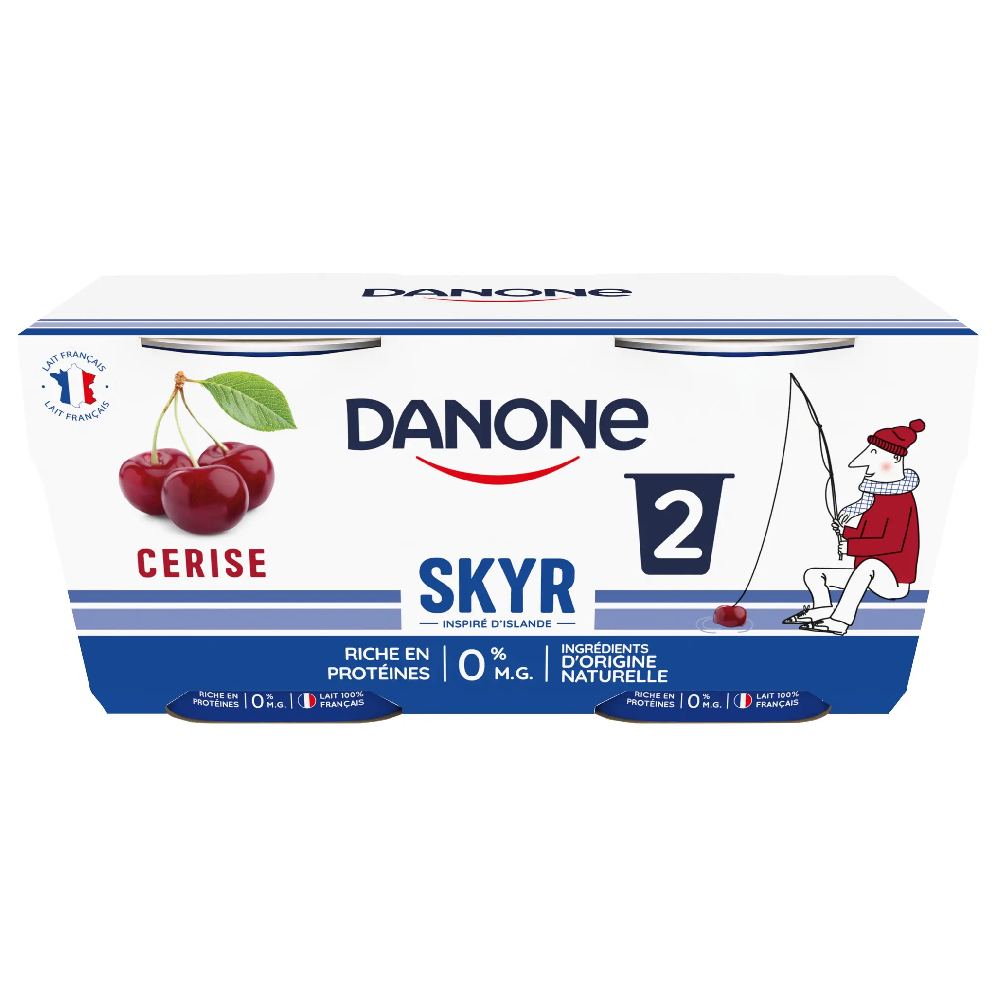 DANONE Skyr cerise 0% MG