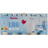 AUCHAN LB6 Yaourt nature à boire