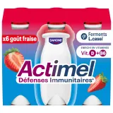 ACTIMEL Yaourt à boire à la fraise