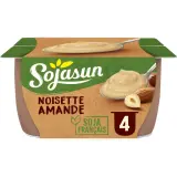 SOJASUN Dessert végétal au soja à la noisette et amande