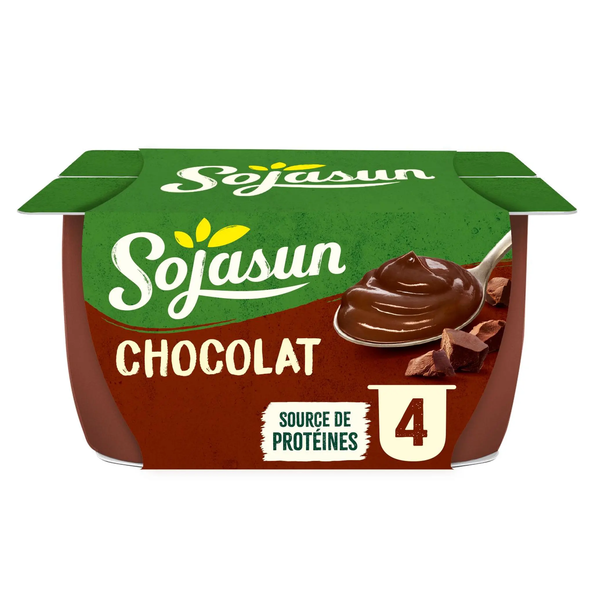 SOJASUN Dessert végétal au soja et au chocolat
