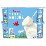 AUCHAN Yaourt nature