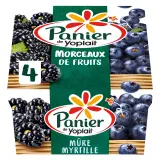 PANIER DE YOPLAIT Yaourt mure et myrtille avec morceaux
