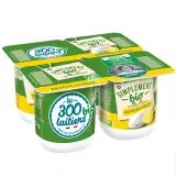 LES 300 LAITIERS BIO Yaourt brassé saveur citron