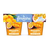 LA FERMIERE Yaourt brassé sucré mangue et fruit de la passion