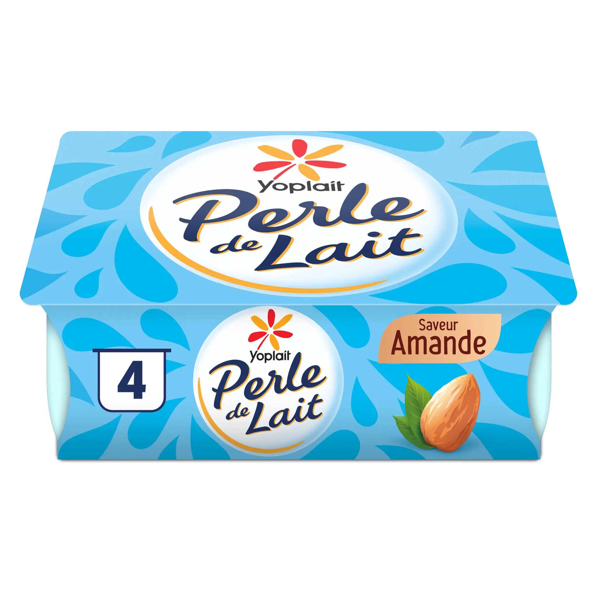 YOPLAIT Perle de lait Yaourt brassé à l'amande