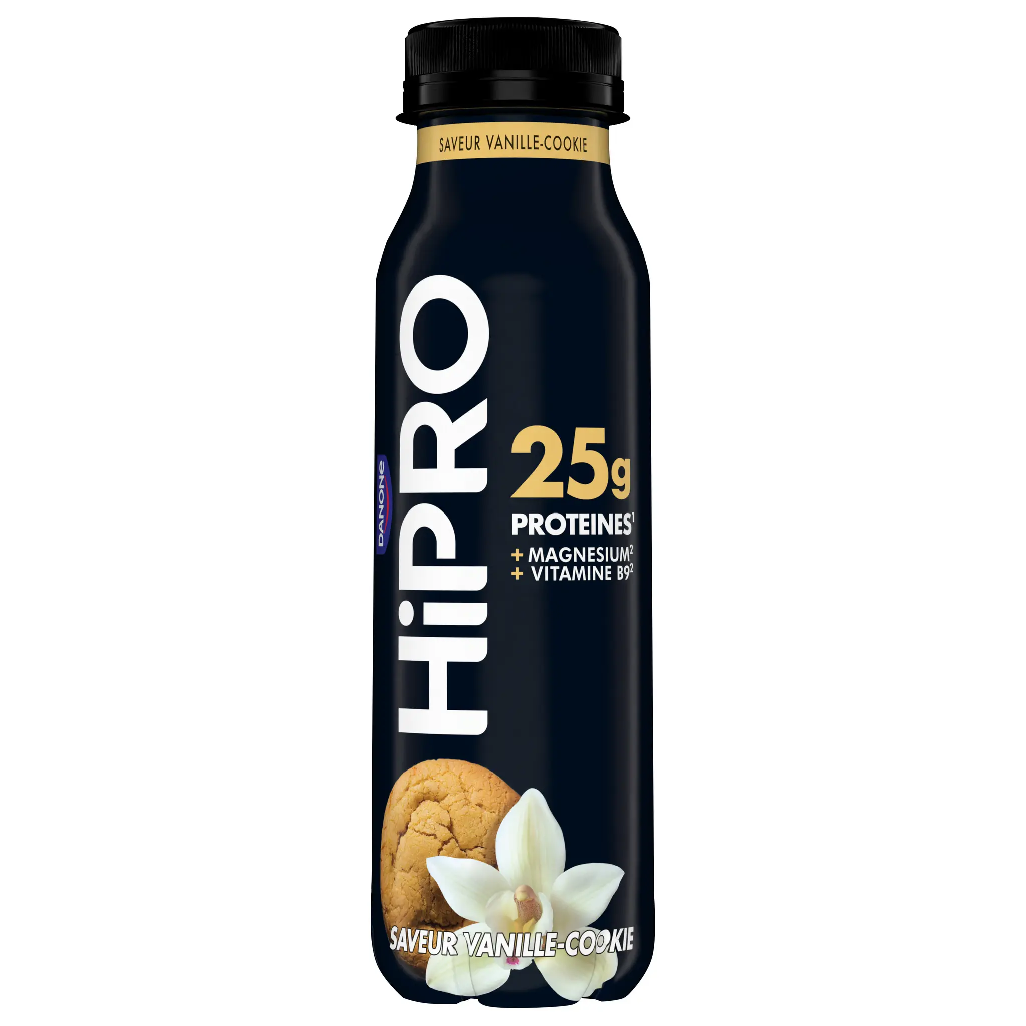 HIPRO Yaourt à boire protéiné saveur vanille cookie 0% MG
