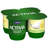 ACTIVIA Probiotiques - Yaourt au bifidus au citron